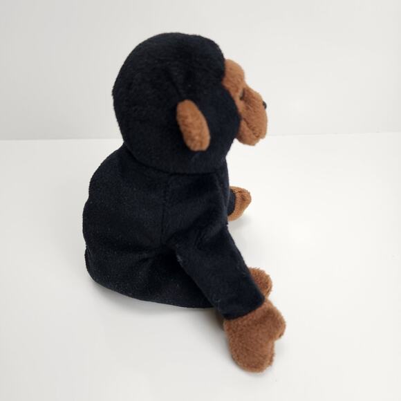 Ty Beanie Babies 1996 Congo the Gorilla Beanbag Plush Black Brown 6" Without Tag - Picture 2 of 8
